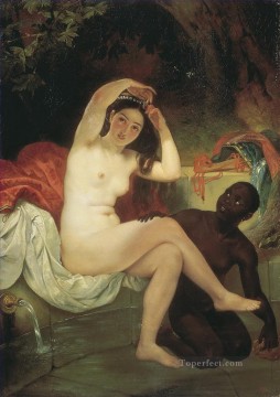 Desnudo Painting - Bathsheba Karl Bryullov desnudo clásico